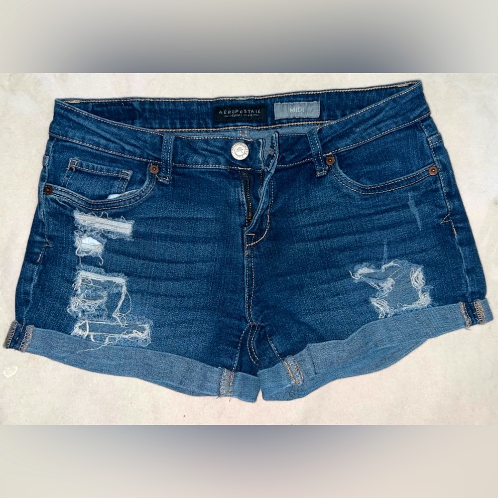 Midi Aeropostale jean shorts